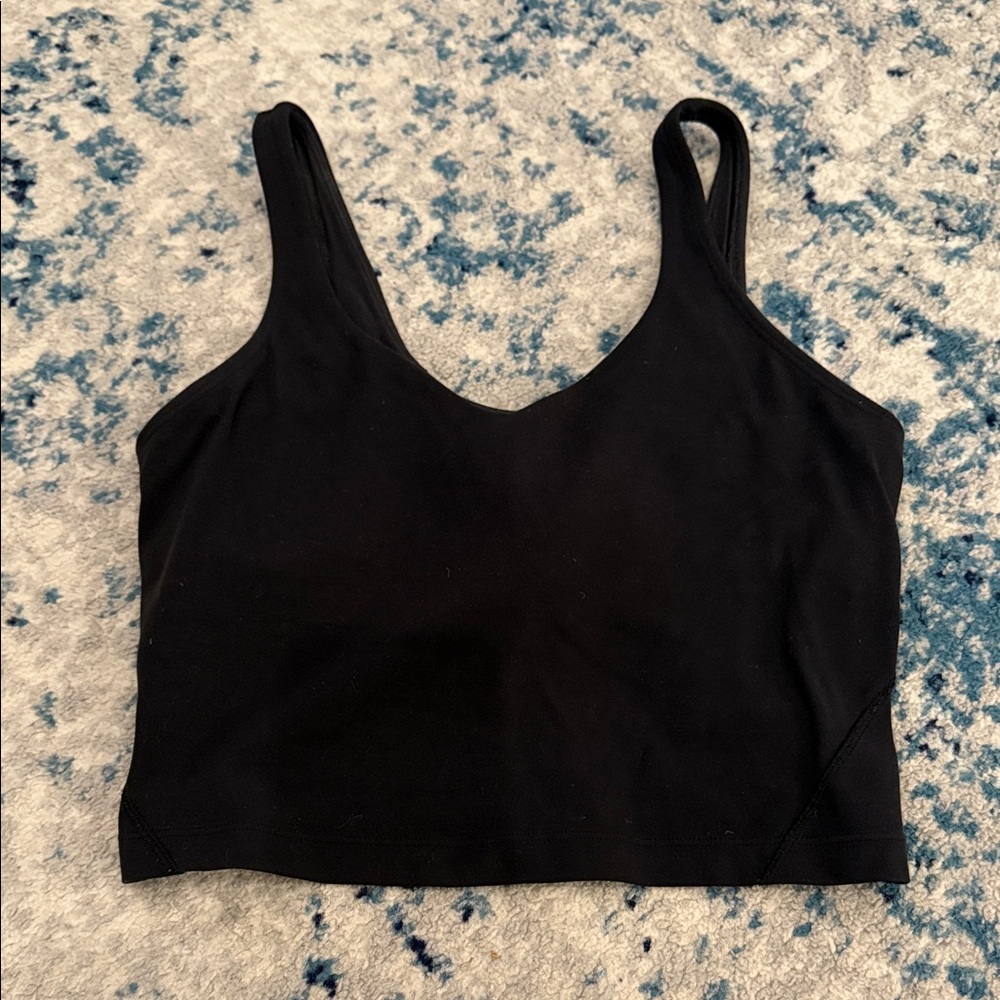 lululemon athletica Classic Black Longline Sports Bra - NO SIZE TAG